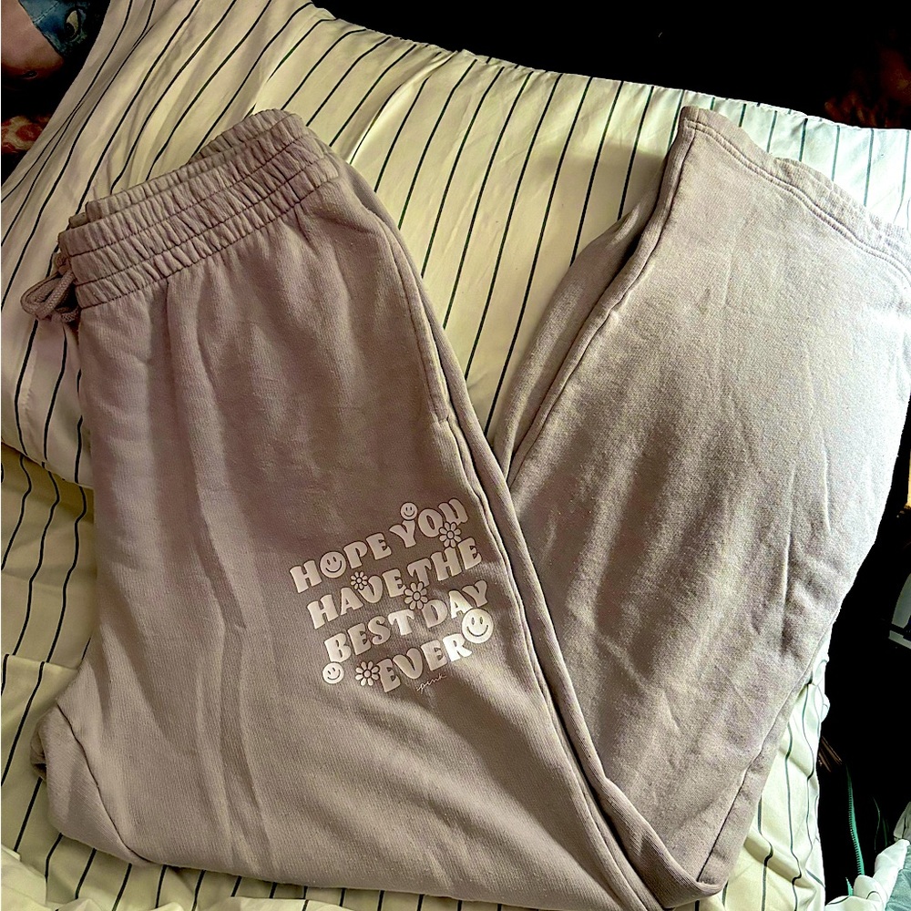 VS PINK FLARE LEG LOUNGEPANTS-XL